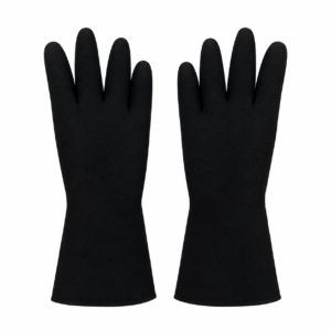 12-Inch Black Industrial Gloves