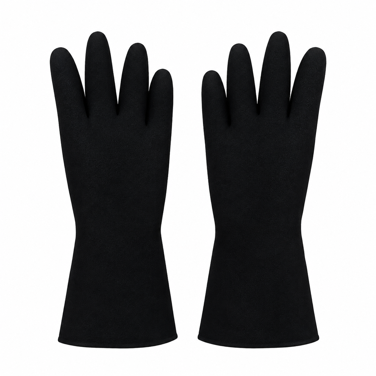 12-Inch Black Industrial Gloves